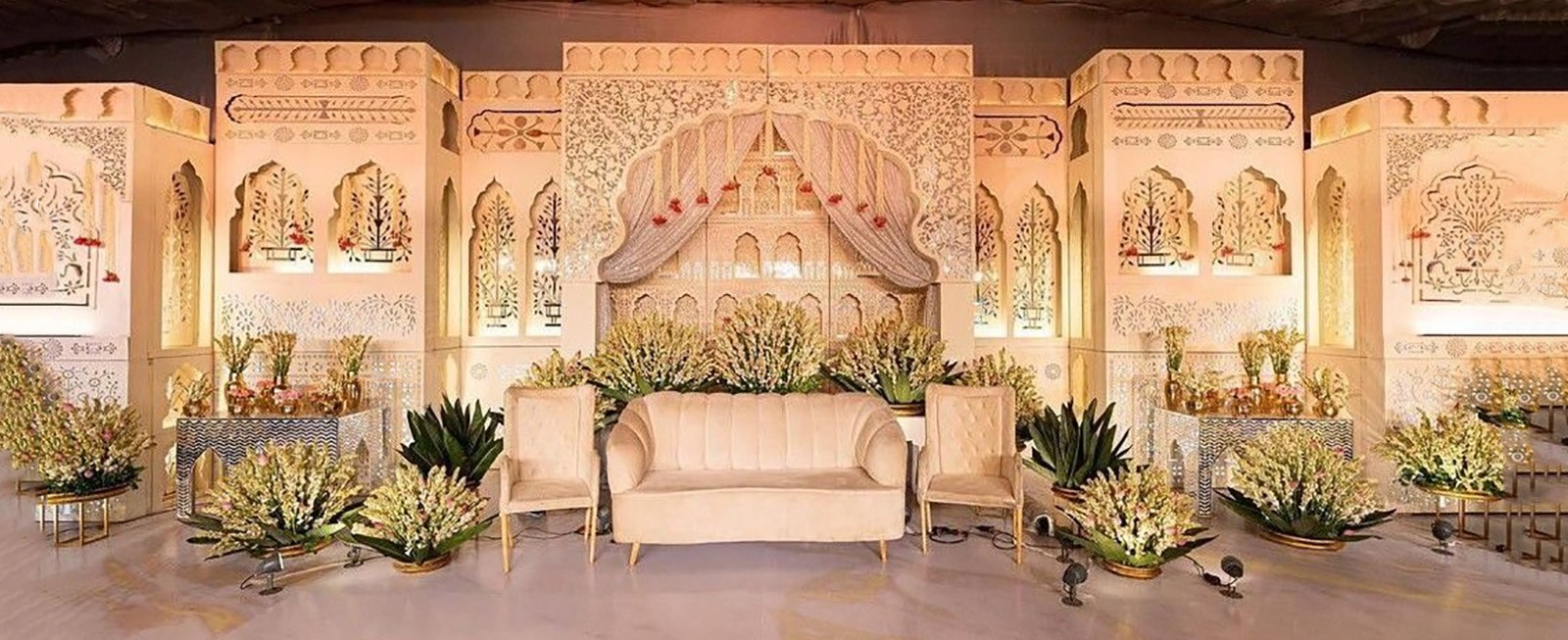 Decorative FRP backdrop for stage and event design by Effy FRP Solutions