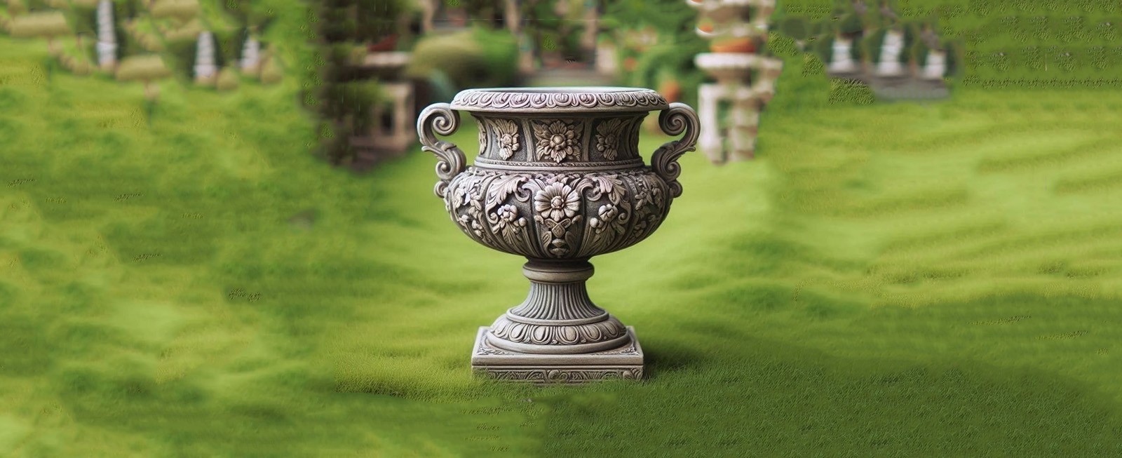 FRP decorative pots for indoor and outdoor landscaping projects